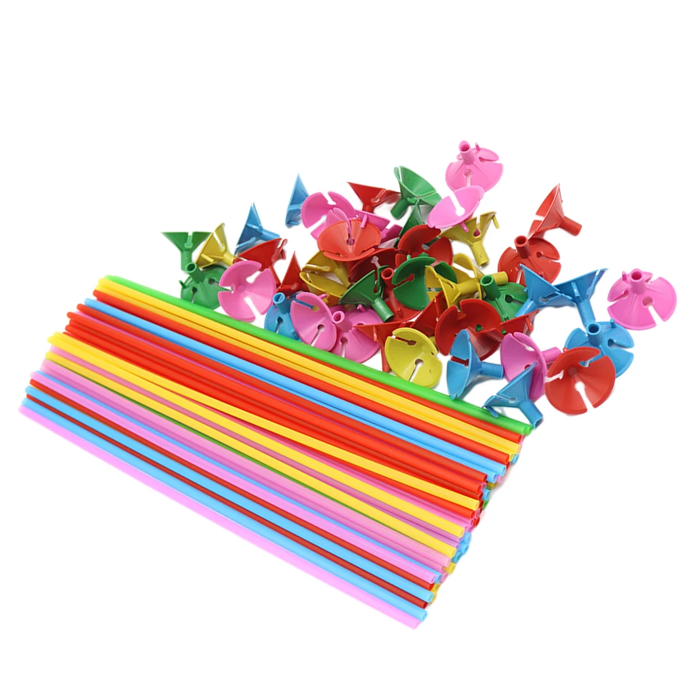 

100 set Balloon Holders Cups for Wedding Balloon Accessory Small Medium Balloons Plastic Accessories