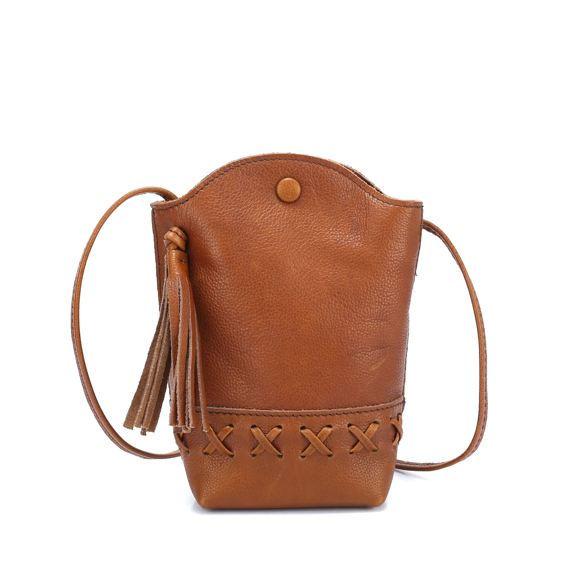 Genuine Leather Bag For Women With Niche Design Good Quality Crossbody Bag Retro And Versatile Mini Phone For Women'S Bag