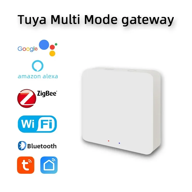

Tuya Bluetooth/Zigbee Gateway Hub Беспроводной мост Приложение Smart Life Устройство автоматизации дистанционного управления работает с Alexa Google