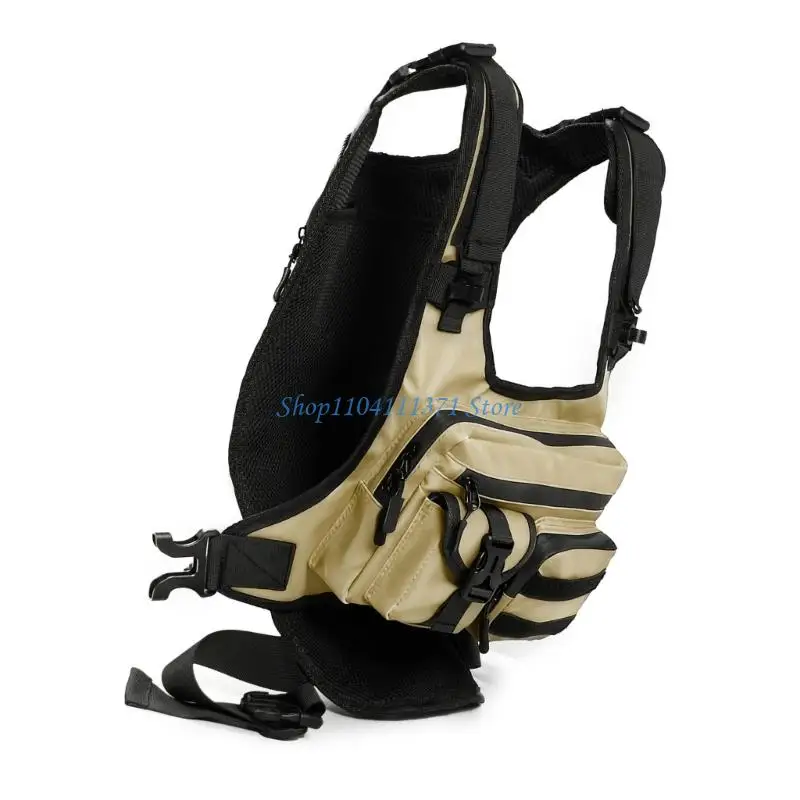 P9FC Sports Training Gear Bag Multiple Pockets for Camping Trekking Workouts
