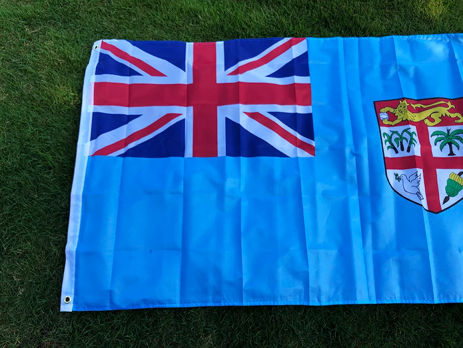 SKY Fiji bandera nacional de poliéster para exterior e interior - imagen 2