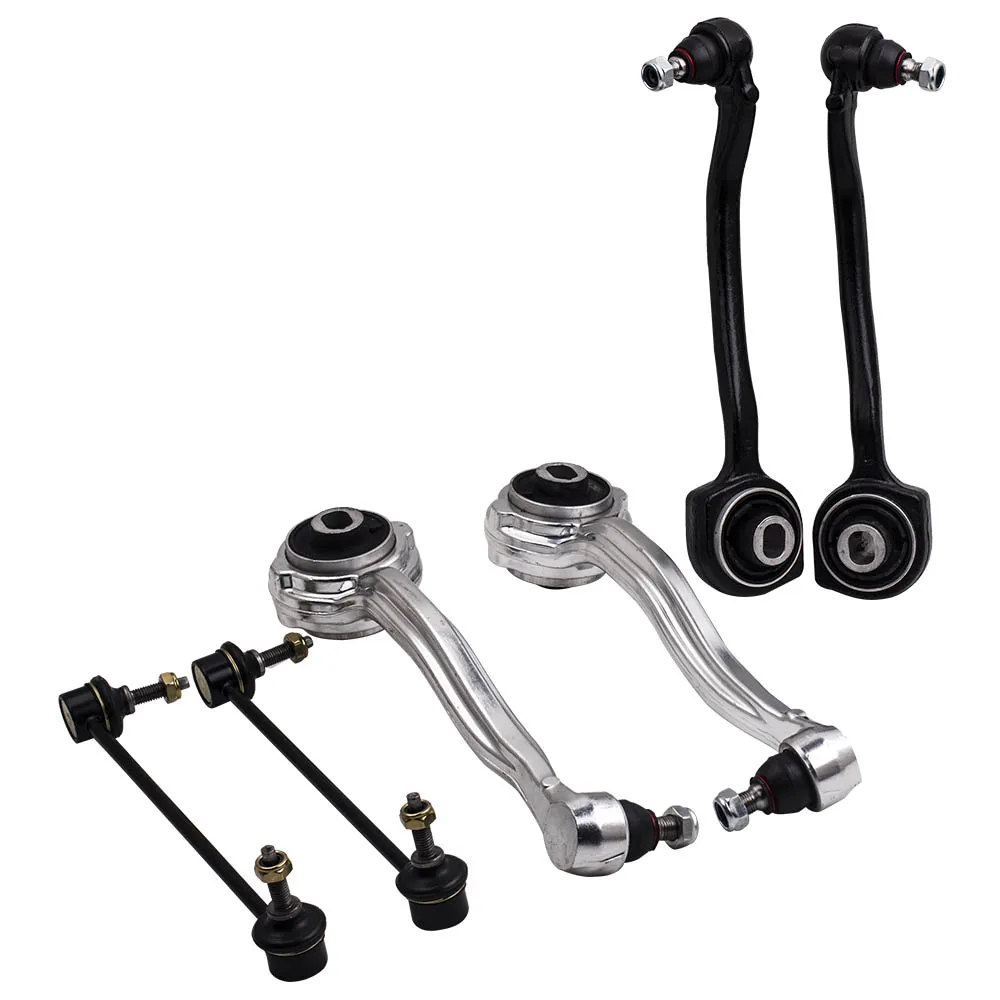 Front Upper & Lower Control Arms And Ball Joint Sway Link For Mercedes W203 CL203 S203 A209 C209 Maxpeedingrods