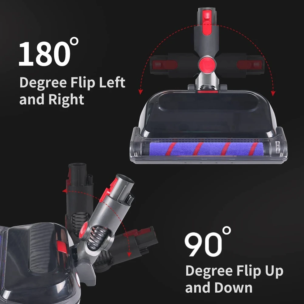 L65A Электрическая насадка для швабры для пылесоса Dyson V7 V8 V10 V11 V15, насадка для швабры со светодиодными фарами, резервуар для воды