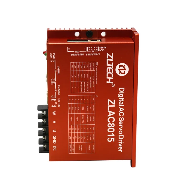 2025 ZLTECH CANopen DS301 DS402 RS485 Modbus RTU 15A-30A 20-60V 500W Brushless 3-phase DC Hub Servo Motor Driver for Robot