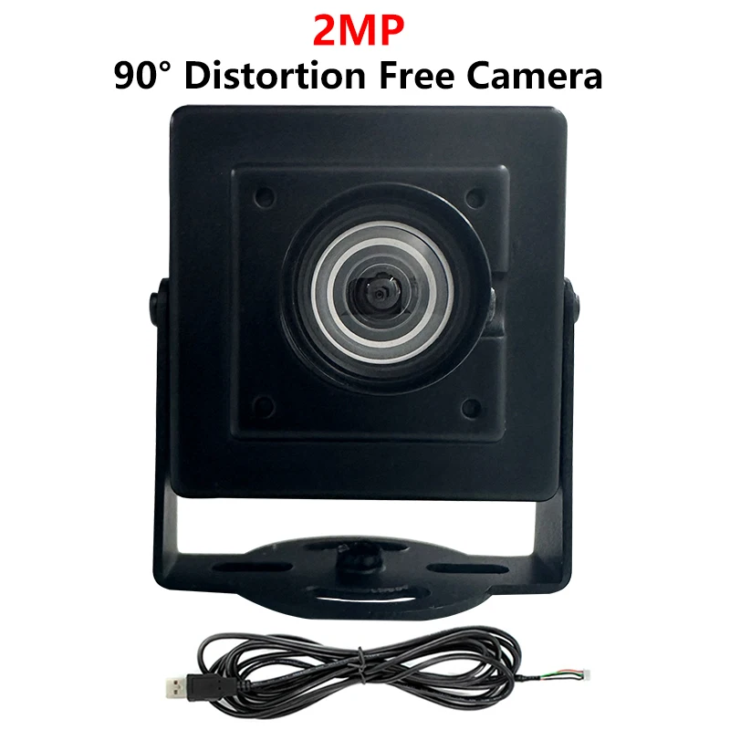 90 Degree Camera Module 2MP 1920X1080 USB Camera Manual Focus Driver/Distortion Free Facial Recognition Module For Winxp/7/8/10