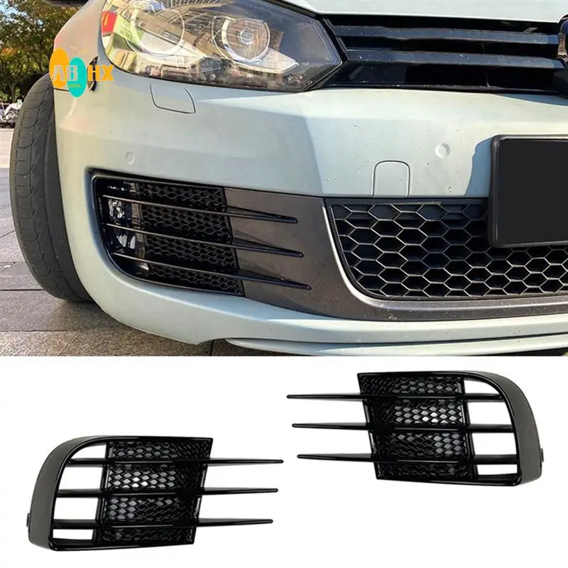 

ABHX-5K0853665C 5K0853666C Fog Lamp Grille Front Bumper Grille Car For Golf 6 Golf 6 High 6 GTI GTD 2008-2013 Replace