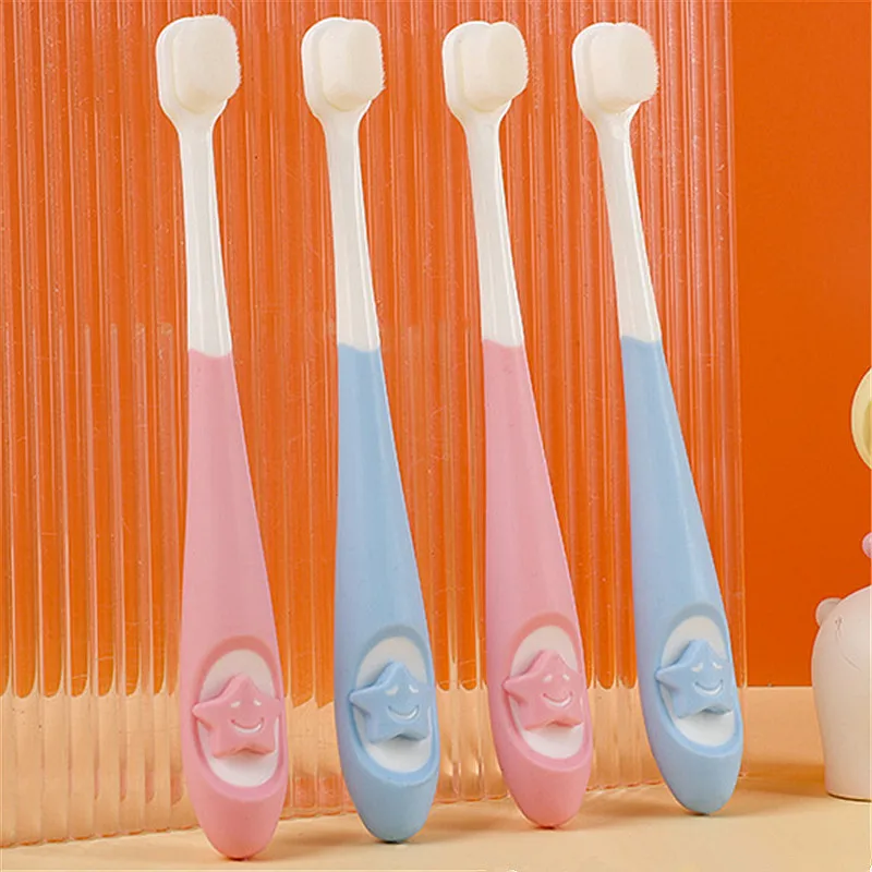 Dog Toothbrush Dense Hair Pet Toothbrushes Soft Hair Toothbrush for Dog Teeth Cleaning Double Sided Cat Toothbrush Pet Products