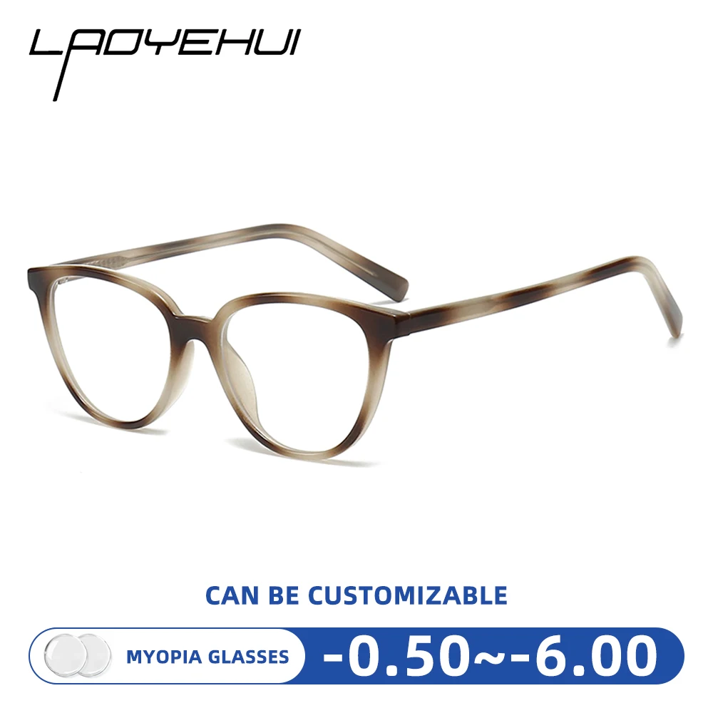 

Brand Retro Tortoiseshell Square Frame Men's and Women's Myopia Glasses Prescription Customisation Reading Eyeglasses Clear Lens