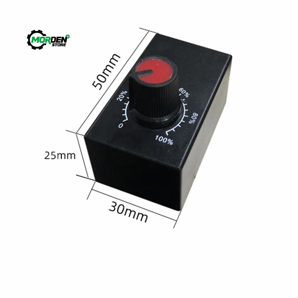 DC 0-10V 1-10V Knob Dimmer 0-100% Scale Electronic Potentiometer for LED Dimmable Grow Lights Power Driver Power Supply