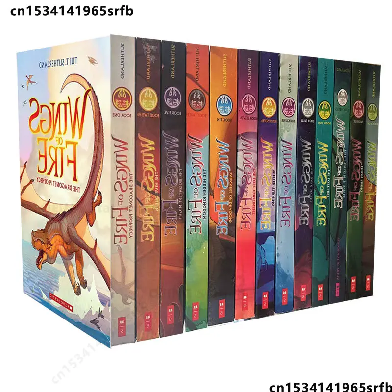 

13 Books Wings of Fire Children's Adventure Story Science Fiction Bridge Book Learning English Read Gift book sets in english