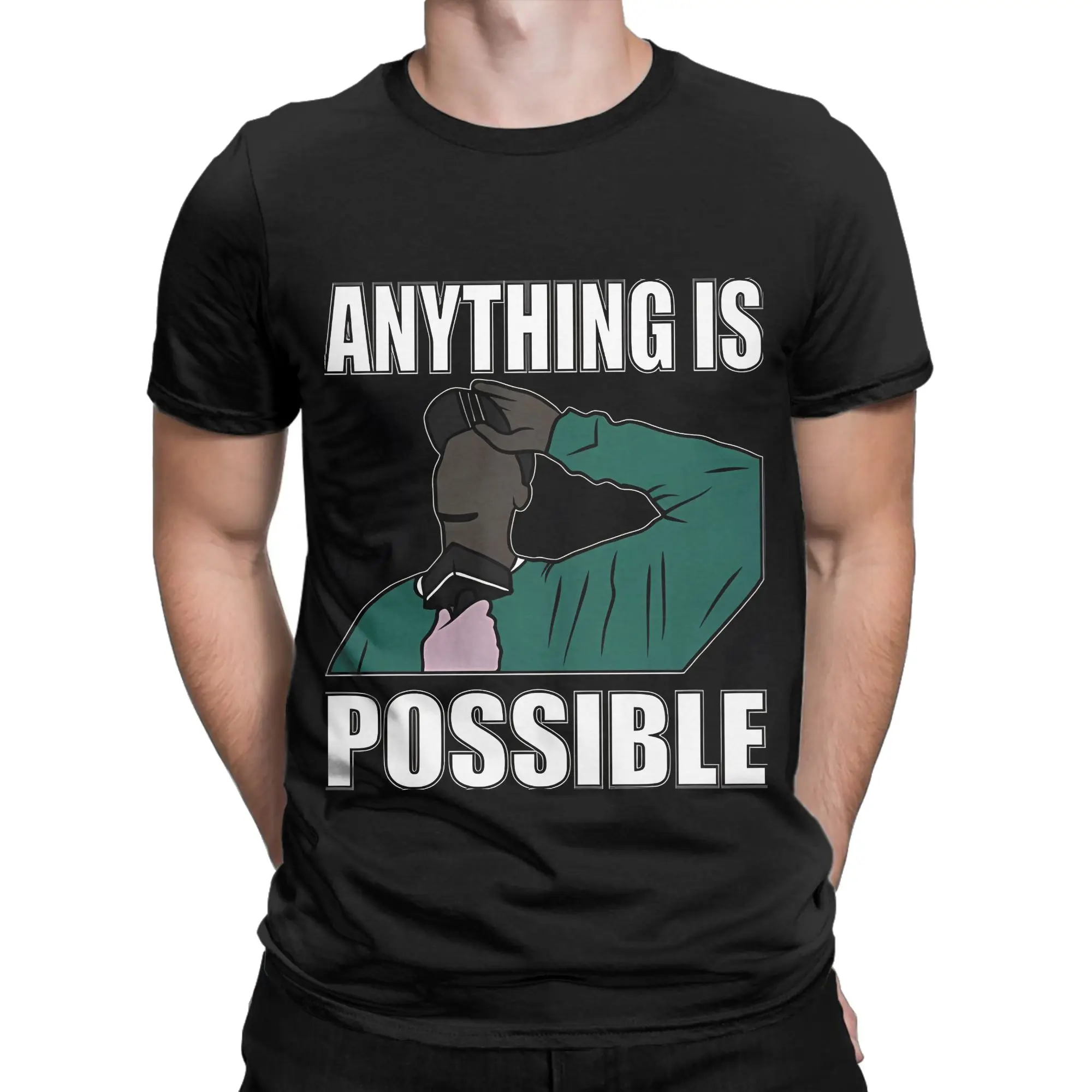 Camiseta divertida con gráfico de Kevin Garnett Anything Is Possible, 100% algodón, camisetas de Kevin Garnett para hombre