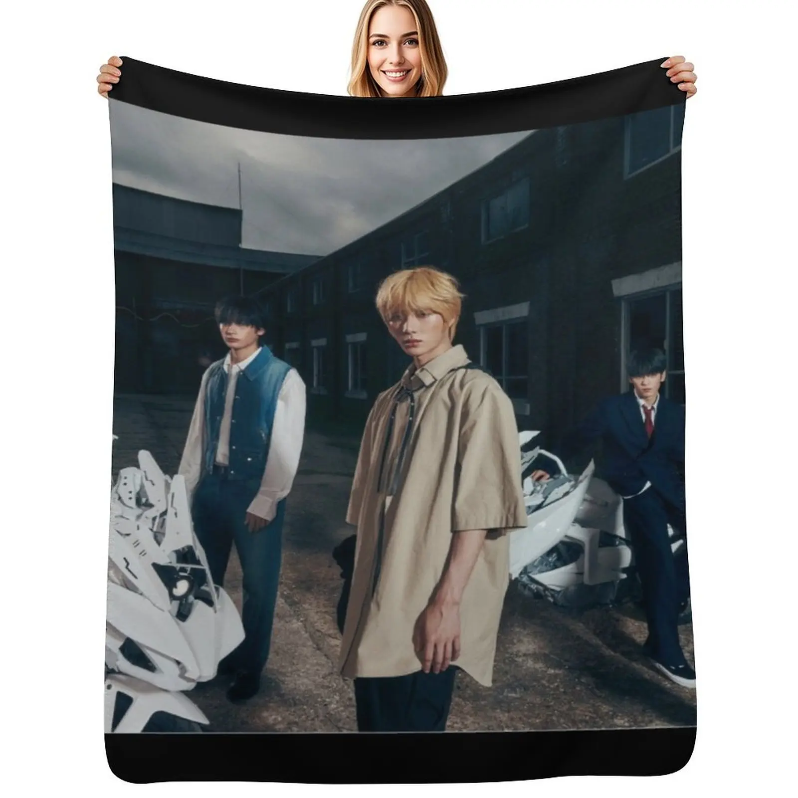 SANCTUARY KNIGHT TXT Throw Blanket Soft Warm Blanket Gift for Men Women Adults
