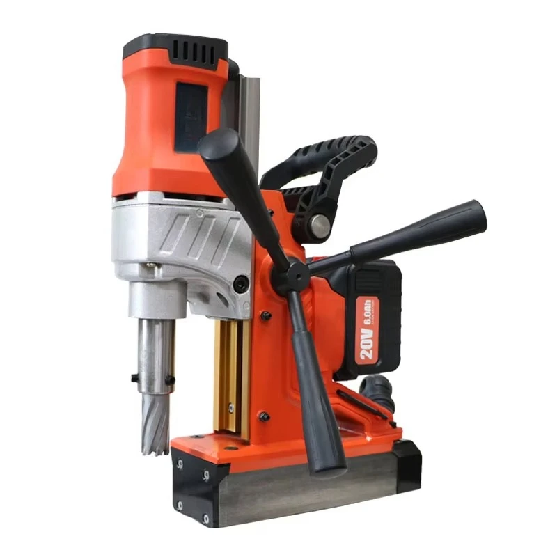Portable Lithium Battery Magnetic Drill Industrial Grade High Power Drilling Rig Tool