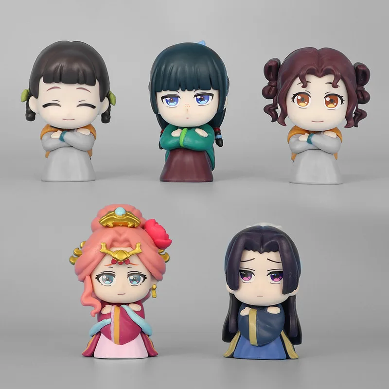 

Anime Pharmacy Girl'S Whispers Q Version Main Character Figure Pvc Anime Girl Model Car Desktop Ornament Collectible Toys Gifts