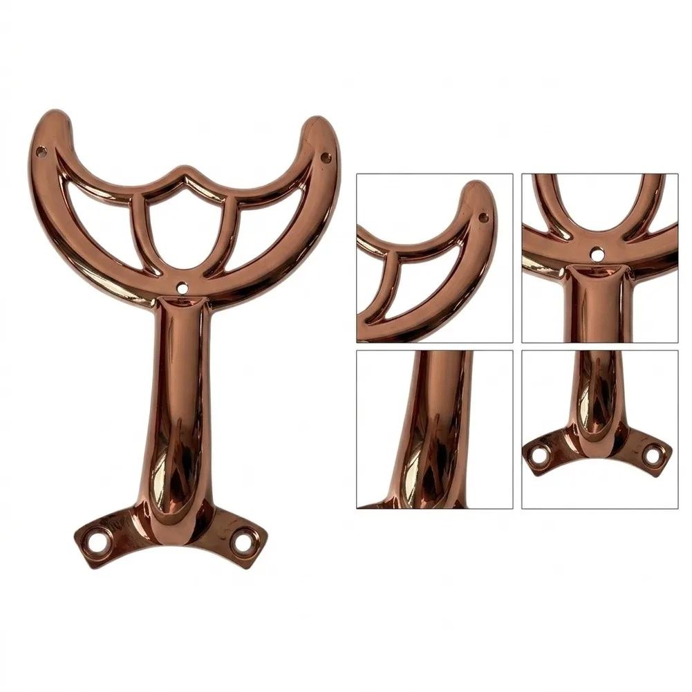 5pcs Gold Zinc Alloy Fan Blade Bracket For 52 Inch Ceiling Fan Mounting Arm Replacement Parts Home Ventilation Accessories