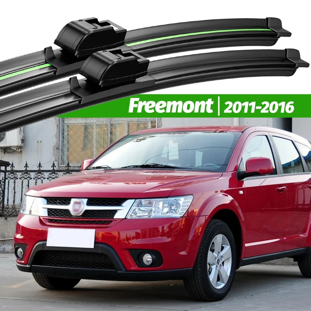 

For Fiat Freemont 2011-2016 2pcs Front Windshield Wiper Blades 2012 2013 2014 2015 Windscreen Window Accessories