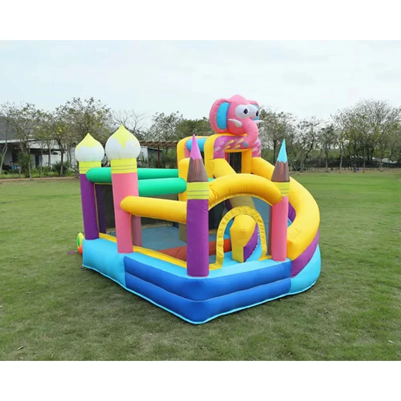 Happy kids toys Playground Jumping Slide Bouncer Combo Inflatable Bouncy Castle Bounce House for Sale