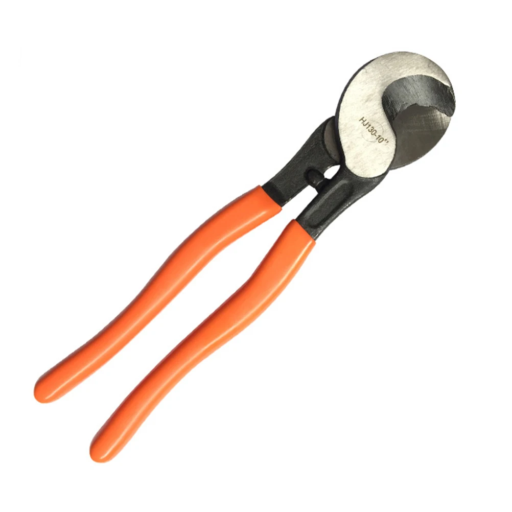 

Ratchet Cable Wire Pliers Heavy Duty Electrical Copper Aluminum Precision Blades Safe Lock Rubber Grip Handles Compact