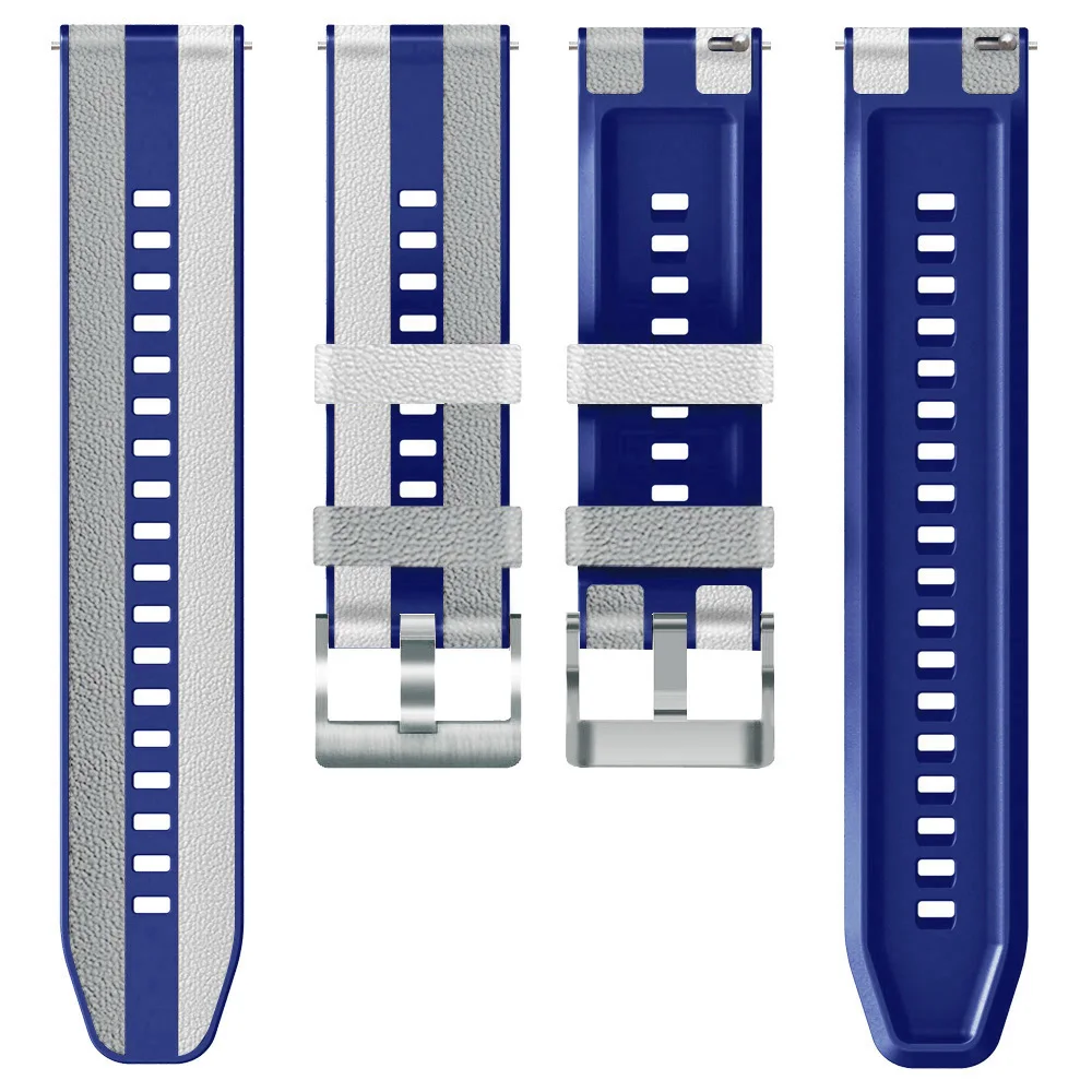 جلد سيليكون الرياضة حزام (Band) ساعة حزام ل هواوي ساعة 3 برو/GT 2 برو/GT 3 GT3 46 مللي متر Smartwatch الأساور سوار حزام Correa