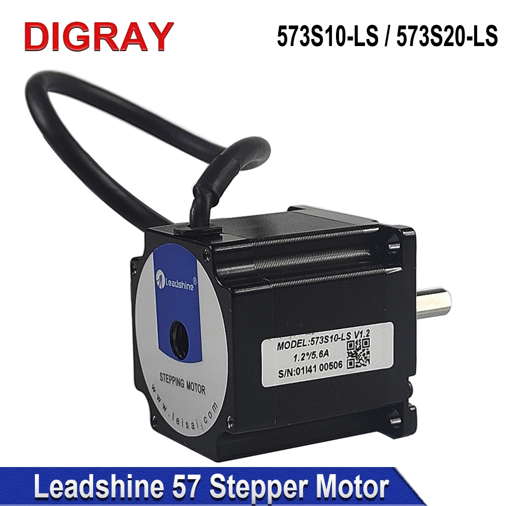 DIGRAR Leadshine Stepper Motor 573S20-LS 5.8A 573S10-LS 5.6A 3 Phase Stepping Motor for CNC Laser Engraving and Cutting Machine