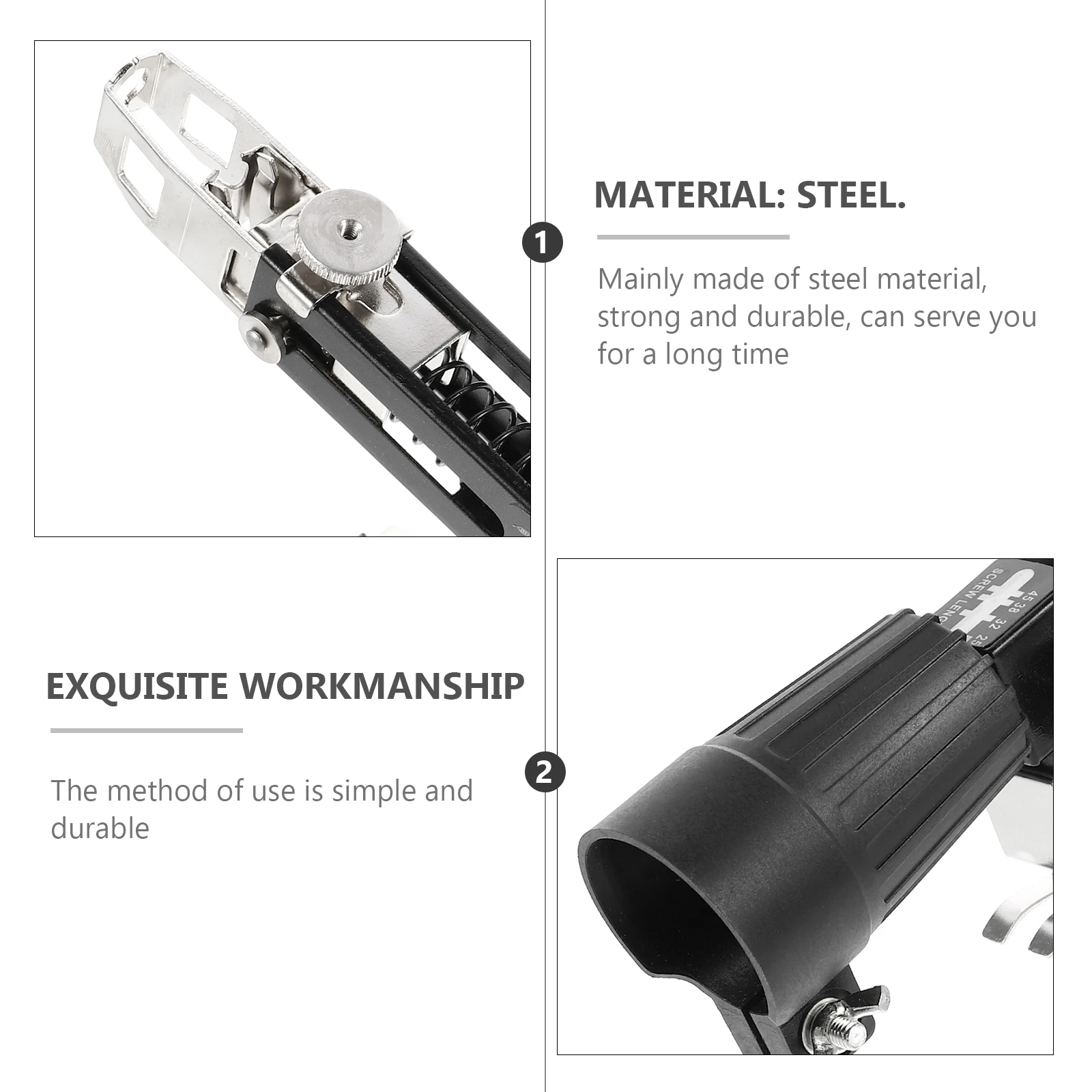 

Screw Machine 45# Steel Efficient Chain Nail Adapter Drill Tool Parts Professional Woodworking Pneumatic Screws