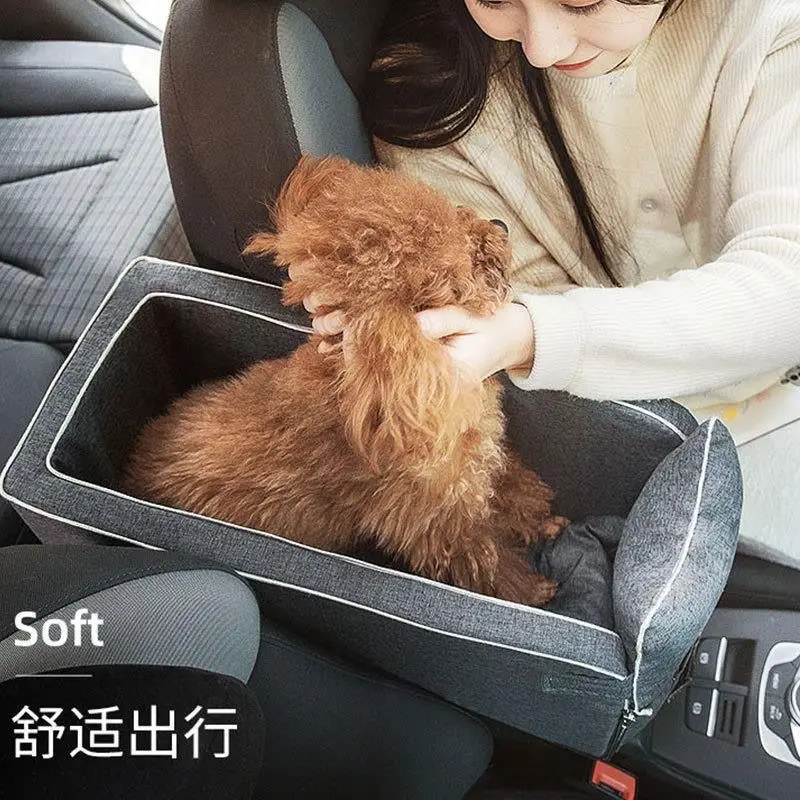 Dog Car Seat Bed Car Central Portable Car Seat Central Safety Travel Cat Dog Bed Transport For Bag Pet Supplies