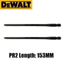 DEWALT PR2 PH2 Drywall Screw Driver Bits 153mm For DCF620 DCF6202 Chain Nail Gun Drill Accessories Black 2PCS Tool Parts