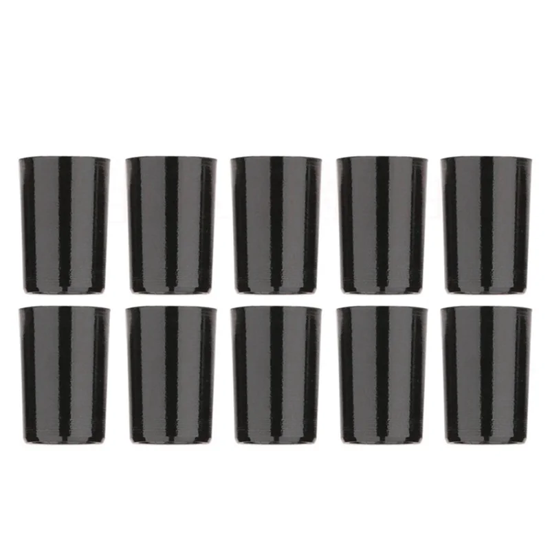 

10 PCS Golf Iron Rubber Sleeve Black .370 Diameter Rubber Sleeve Height 19mm Iron Ring