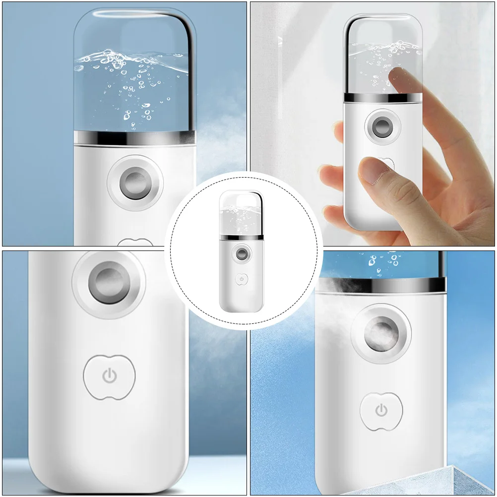 

Portable Beauty Sprayer Nano Facial Mister ABS Material Cool Mist Humidifier Mini Hydrating Atomizer For Face Skin Care Travel
