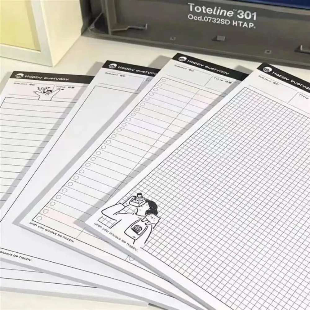 1PC B5 Sticky Note Paper Simple and Tear off Paper Learning Supplies Plan Note Book