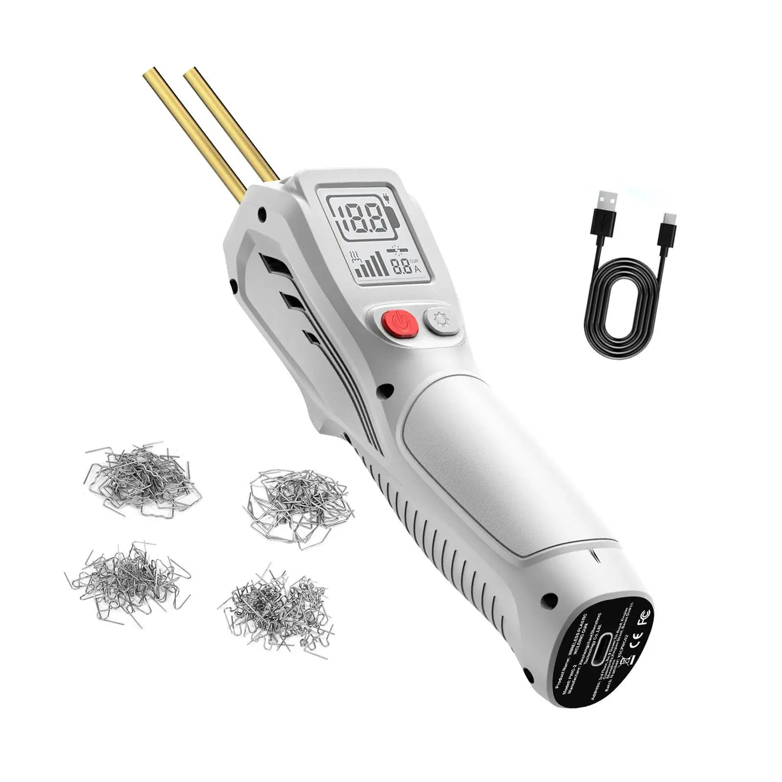 

Plastic Welder Welding Equipment 200 Staples Portable Car Bumper Repair Kit