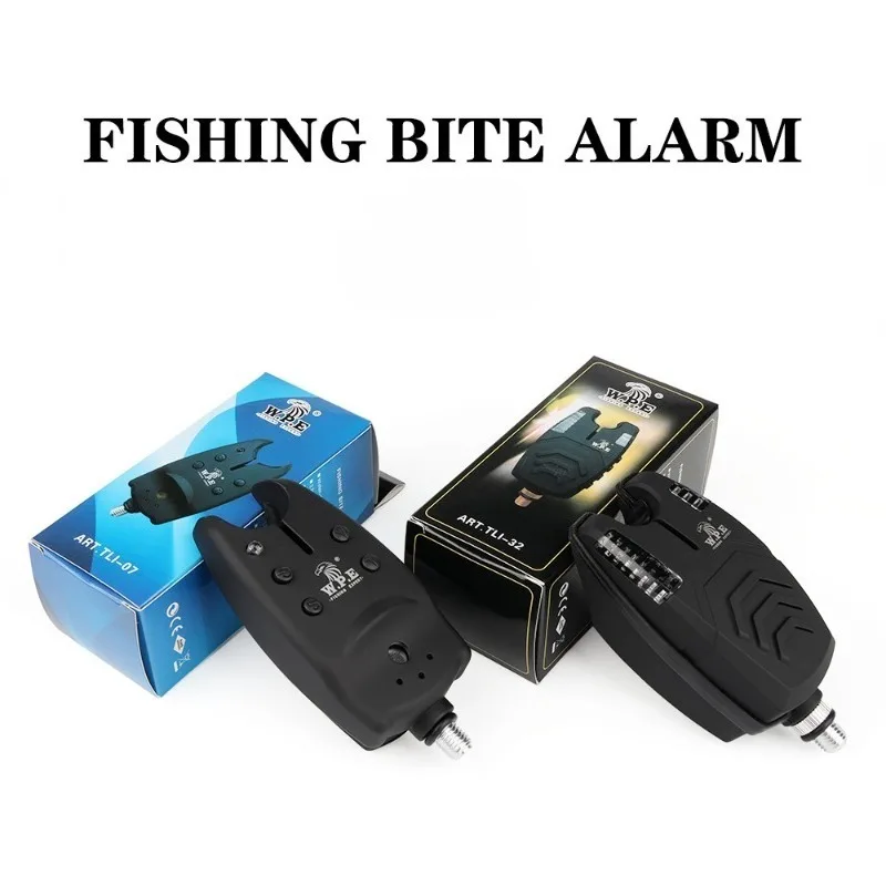

Wireless Bite Alarm Pro - IPX7 Waterproof Euro Carp Fishing Alert, LED+App Notifications & Anti-False Alarm for Night Sessions