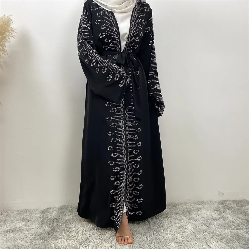 Middle East fashion Muslim women fashion women\'s Cardigan long dress Dubai Turkey African women\'s elegant clothing