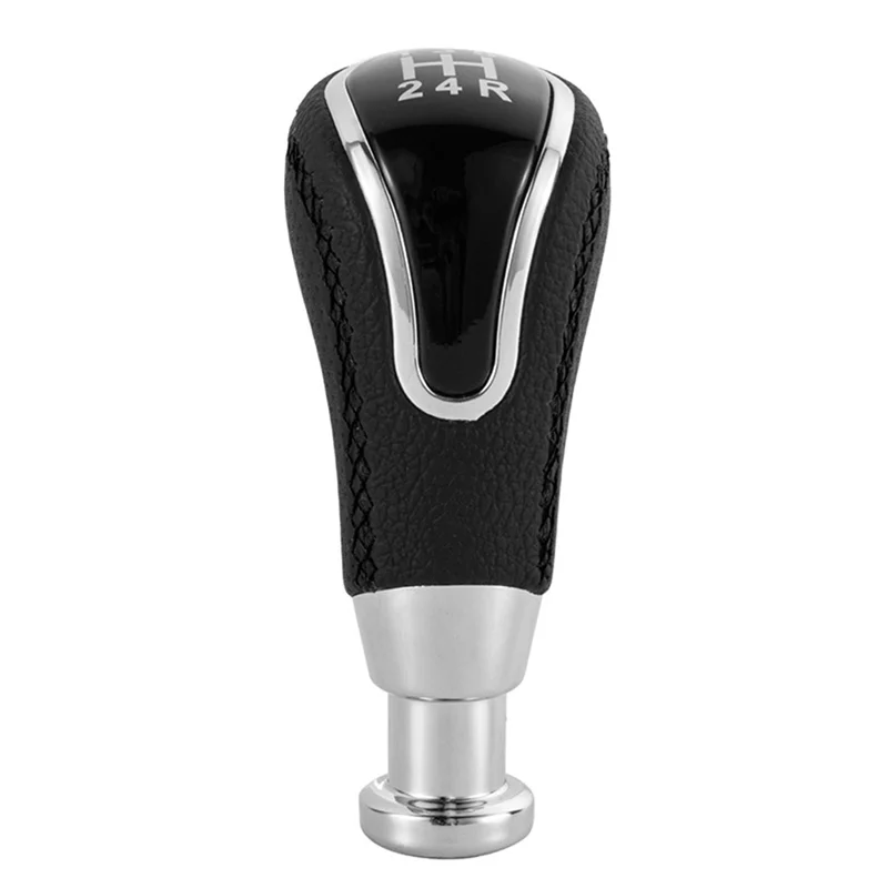 5 Speed Manual Car Gear Shift Knob Shifter Lever for Lada Vesta Granta Vaz Kalina Niva Samara Largus Chrome+Black