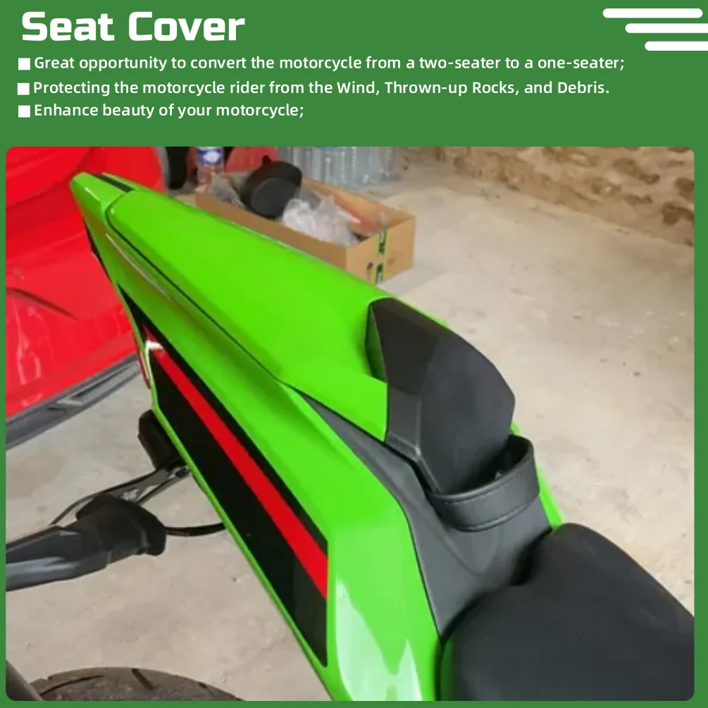 For Ninja ZX25R ZX4RR ZX4R Seat Cover Fairing Cowl For Kawasaki ZX 4R 4RR 2023 2024 ZX-4RR Motorcycle Rear Passenger Pillion - Image 2