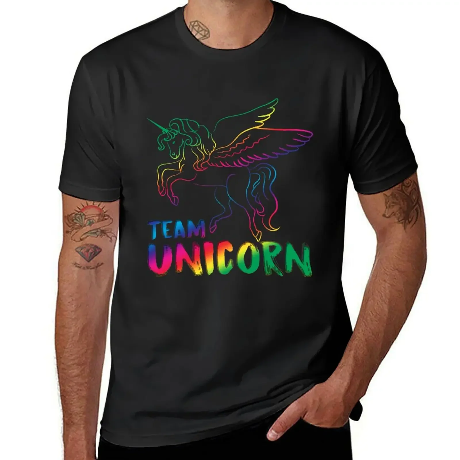 

Team Unicorn T-Shirt cute clothes graphic shirts anime figures shirts graphic mens graphic t-shirts funny