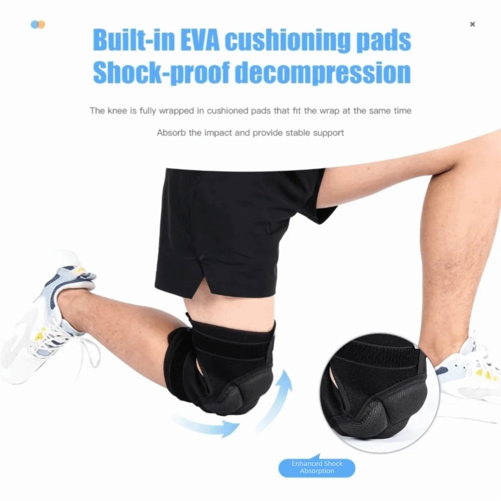 1pc Anti Slip Sports Knee Pads Thickened Thick EVA Foam Anti-Slip Knee Pads Collision Avoidance Thickened Knee Pads Volleyball