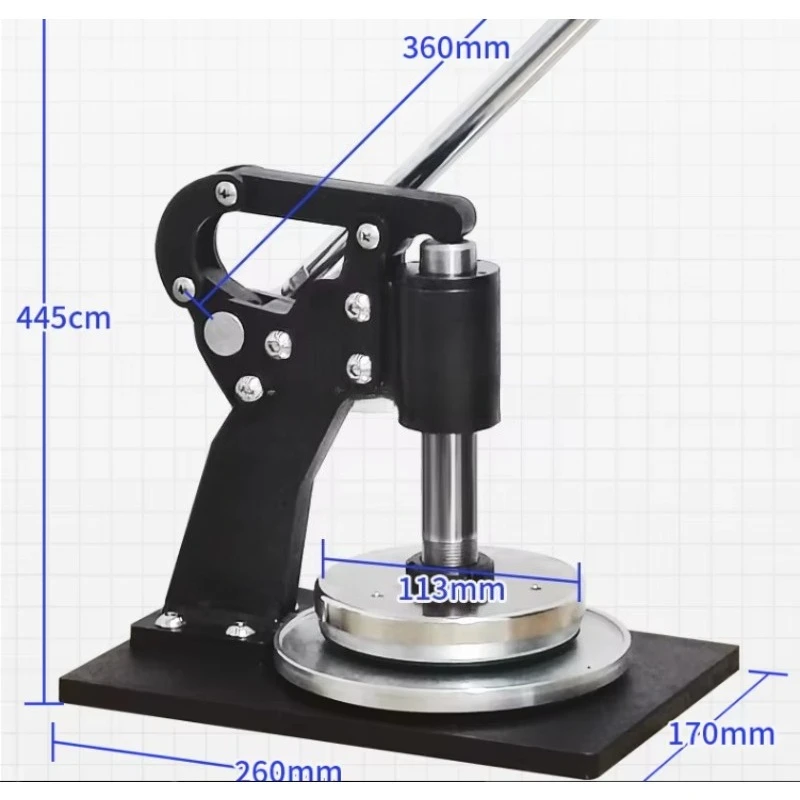Manual Round Shape Fabric Cutter GSM Sample Cutter Fabric GSM Cutting Machine