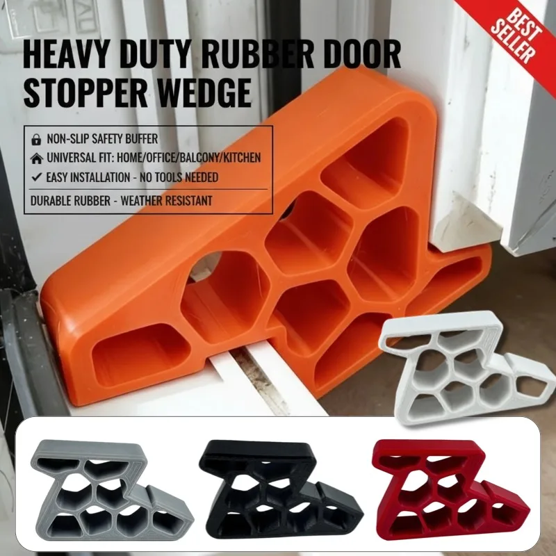 Robuster Türstopper Rutschfester Türkeil Winddichter Pufferblock für Zuhause Büro Küche Badezimmer Fensterstopper