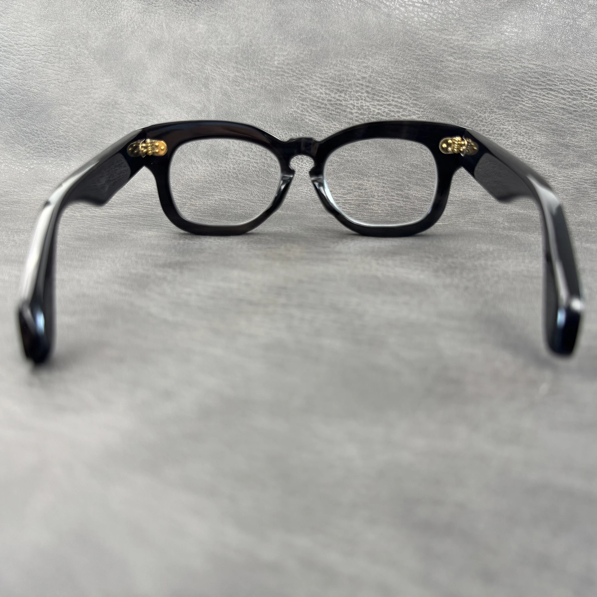 Man Eyeglass Frames Thick Vintage 3 Rivets Unique Handmade Buffalo Horn Retro Reading Eyeglasses Optical Men's Glasses Frame - view 4