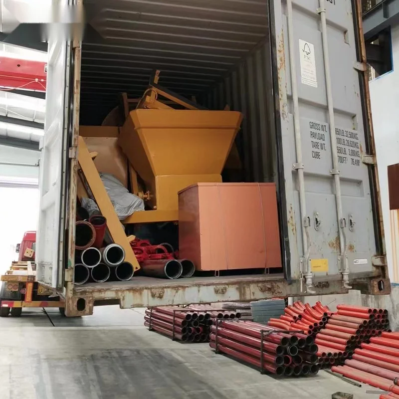 أسطوانة الخرسانة، بناء الجسيمات الكبيرة، هيكل ثانوي، مضخة نقل خلط هاون الحجر الناعم