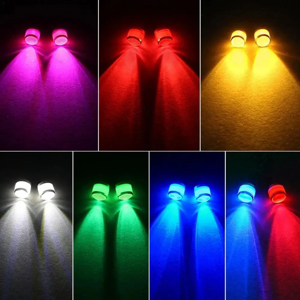 

2x7 цветов с кронштейнами, стробоскопический светодиод 5 Вт, светодиодный мигающий свет Eagle Eye, дневные ходовые огни для мотоцикла, прожектор DC12V