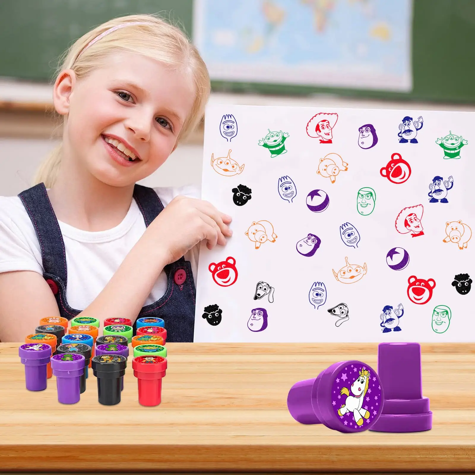 12/24/36 шт., штампы «История игрушек», штампы с печатью, вечерние подарки на день рождения, игрушки, сувениры, украшения, свадебные принадлежности, награды