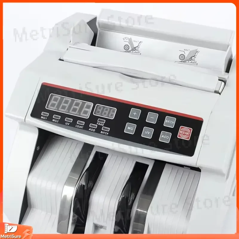 Hot Sale Cash Counter with UV MG Detection LED Display for Hotel Store Banknote Bill Counting Fast Speed Money