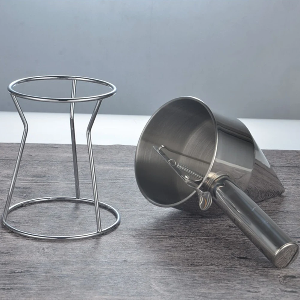 

Stainless Steel Funnel Fish Balls Dispenser Baking Tool Cake Shop Kitchen Gadgets Octopus Pancake Maker Batter Device