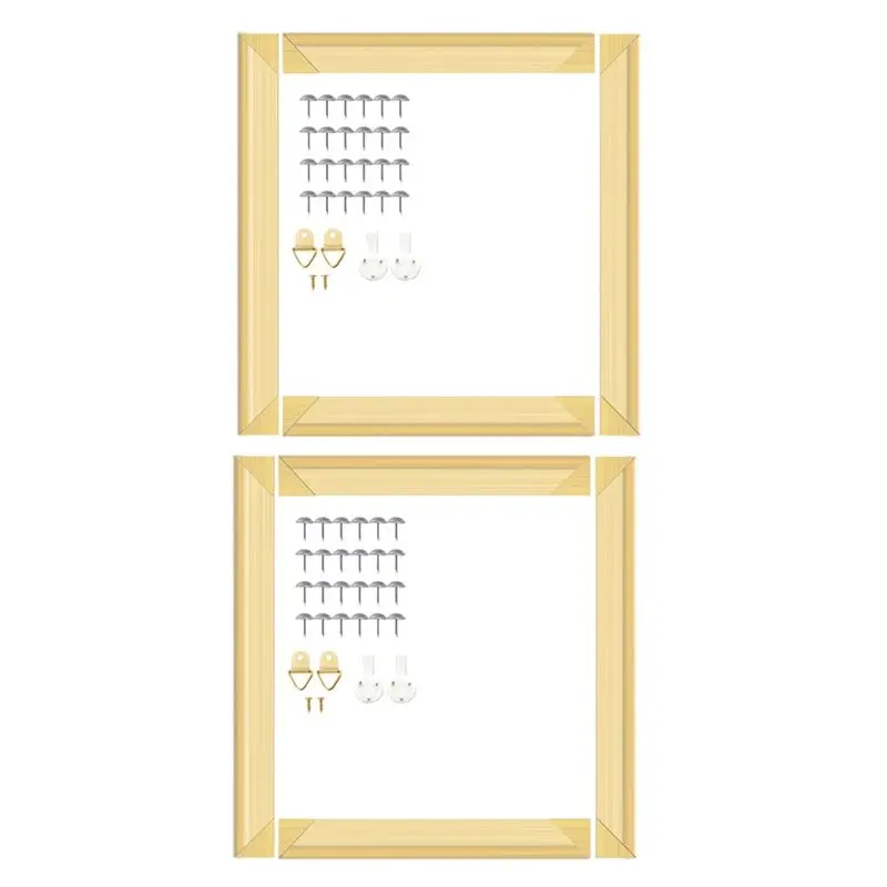【Price Drop !!】DIY 2 Pcs 16X20 Inch Canvas Stretcher Bars Sturdy Stretcher Frames For Oil Paintings, Prints, Paint
