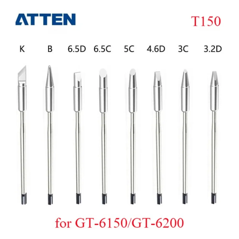 ATTEN original T150 series integrated heating core soldering iron tip, suitable for GT-6200/GT-6150 soldering station