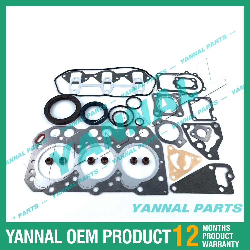 New Full Gasket Kit for Yanmar 3TNA68 Komastu 3D68 Engine