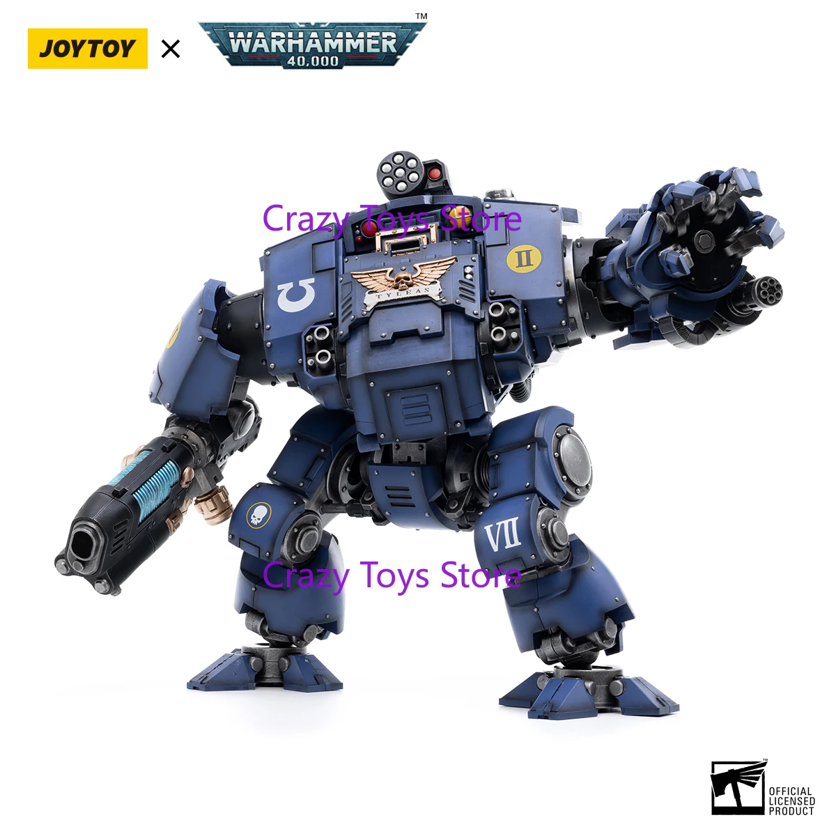 Joytoy Warhammer 40K 1/18 عمل الشكل Uitramarines Redemptor Dreadnough Brother Tyleas أنيمي الشكل دمى هدايا