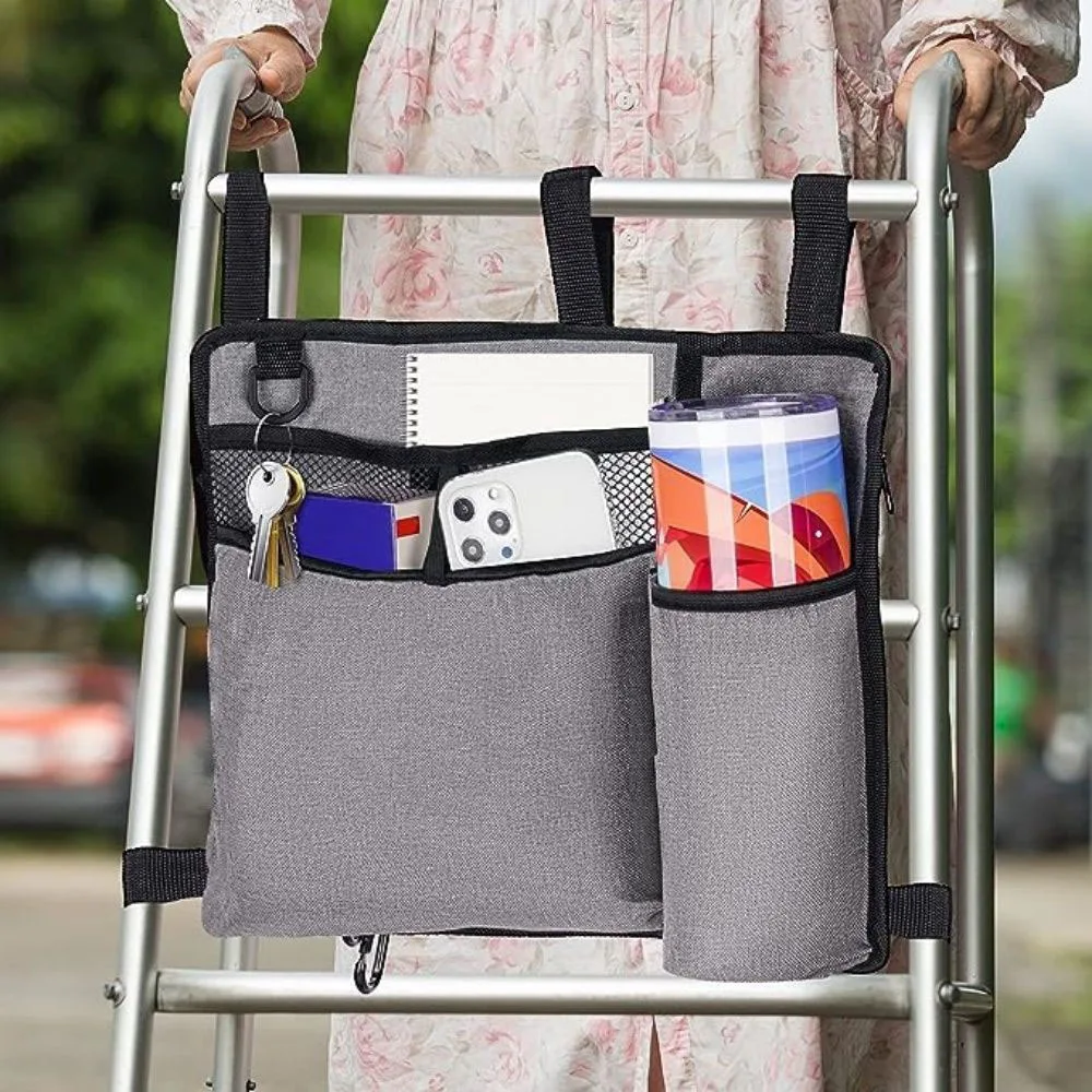 

Walker Storage Bag, Wheelchair Storage Bag, Multifunctional Hanging Storage Bag
